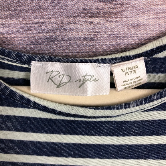 Stitchfix RD Style striped sleeveless hi low tunic - Picture 5 of 7